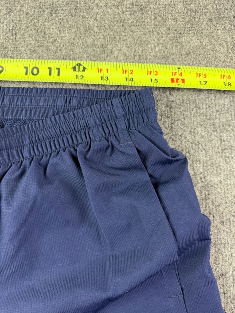 Under  Armour Loose Mens Elastic Waist Track Pants Size M Blue/White - Picture 6 of 10
